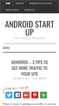 Mobile Screenshot of androidstartup.com